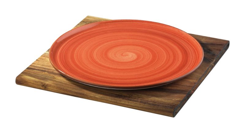 Bonna Porselen Acacia Wood Boards Kare Pizza Tahtası