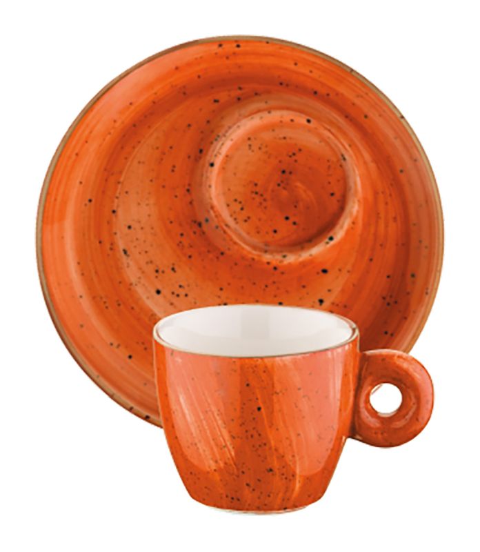 Bonna Porselen Aura Terracota Espresso Fincanı