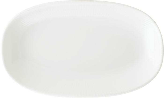 Bonna Porselen Iris White Oval Tabak